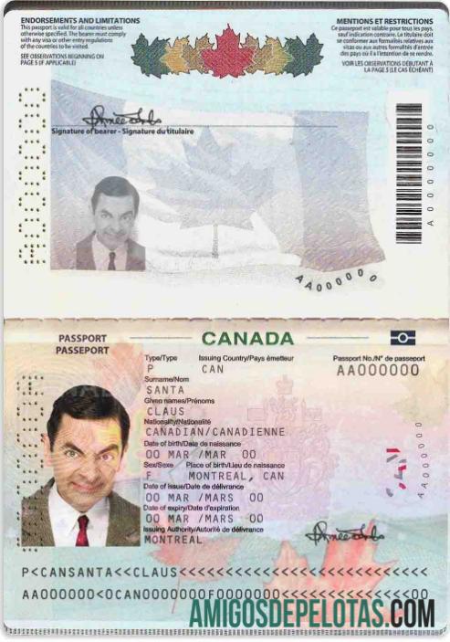 Passaporte do Canadá (2010 – presente) baixar para verificação